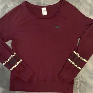 PINK Maroon Shirt